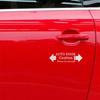 Premium Auto Door Caution Sticker Safety Convenient Application Process