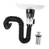 Sink Drain Pipe Expandable Flexible Odorless Leakage Proof Universal Basin Drainage Pipe for Bathroom Kitchen