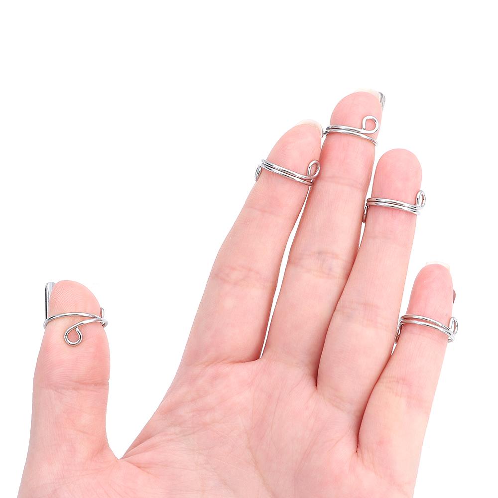Reusable Nail Rings Causal Phalanx Ring High Quality Fingertip Nail Rings  for French Fake Nails