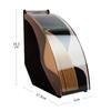 Hand Drip Coffee Filter Paper Holder Storage Rack with Acrylic Cover Dispenser Storage Barista Tools for Kitchen Utensils