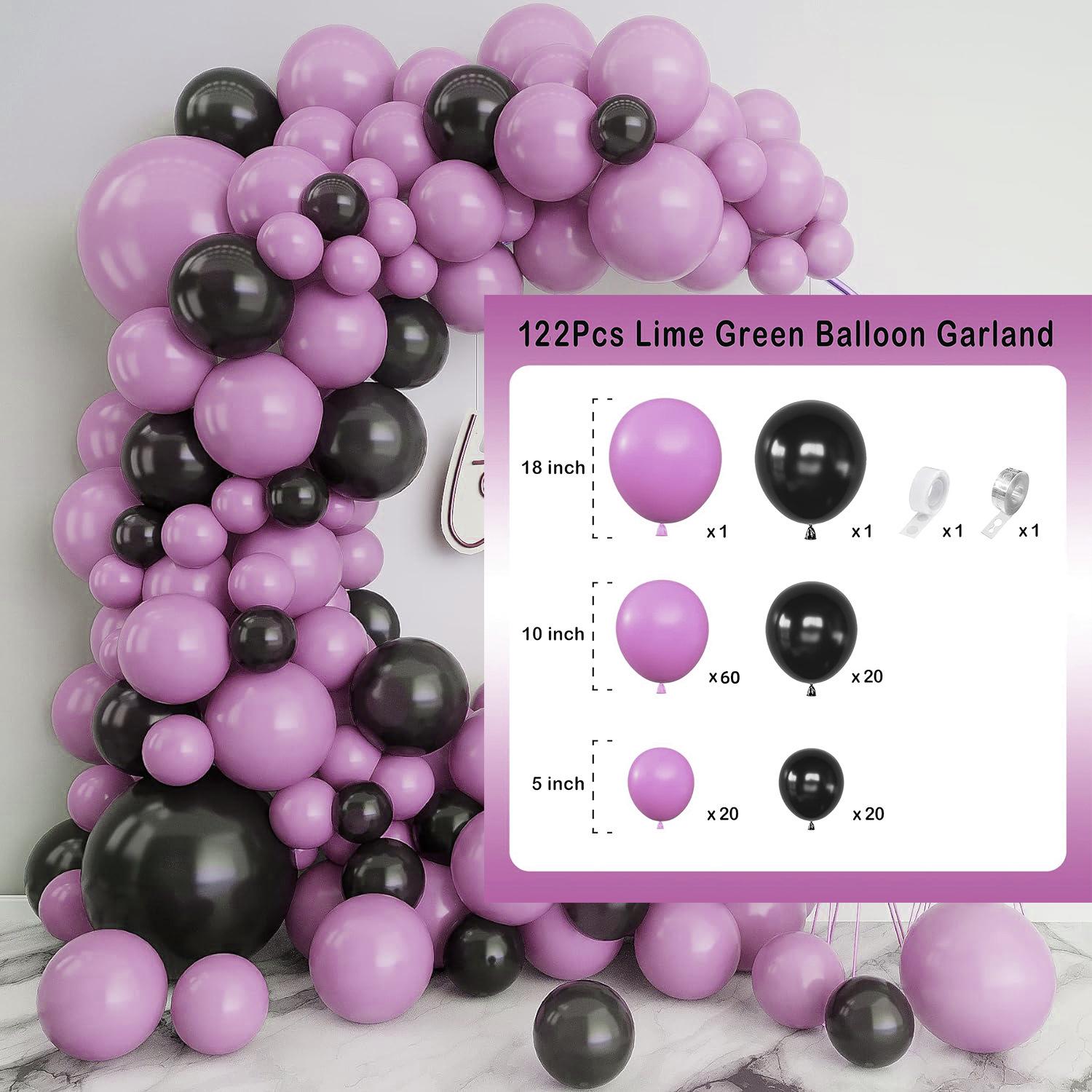 

Vintage Metal Balloon Chain Set Birthday Party Decoration Wedding Arrangement Balloon Arch Wreath Macaron Rose Red Black Set