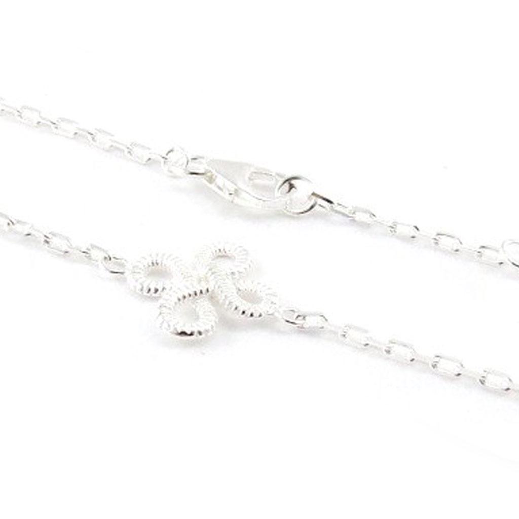 Les Trésors De Lily [J0836] - Stříbrný náramek 'Choreografie' postříbřený (rhodiovaný) - 12 mm