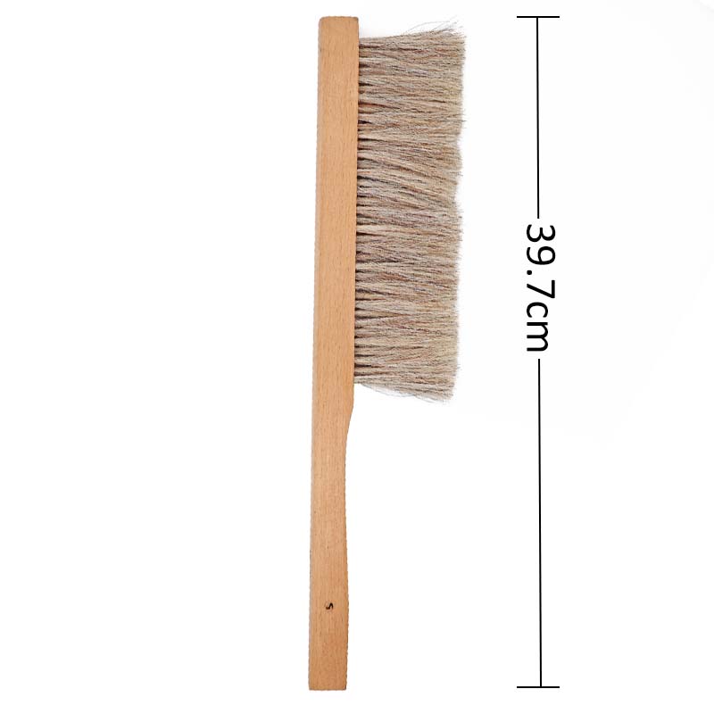 Beehive Cleaning Brush Wooden Handle Soft Brush Three Rows Bristle Bee Sweep Beekeeping Tools Bristles Farm Beekeeper Equipments