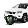 1pc Big Eyed Frog Print Car Spare Tire Protection Cover | Suitable For 14-17 Inch Tires, Polyester Material, Universally Applica