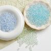 Iridescent AB Glass Rice Beads for DIY Jewelry – Colorful Beaded Bracelet & Necklace Accessories