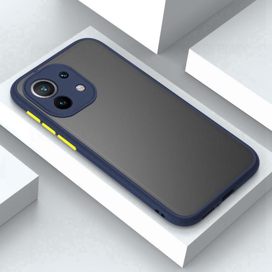 Luxus stoßfeste matte Hülle für Huawei Honor Samsung Galaxy A02S A03S Xiaomi Redmi Note 9S 10S 11S Poco Apple iPhone 6S Rüstung Bumper Silikonhülle