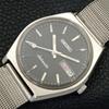 VINTAGE JAPAN SEIKO AUTOMATIC 6309A MENS BLACK COLOR DIAL WATCH a500838-5 R154-a500838