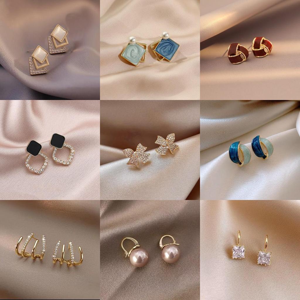 Retro Light Luxury Korean-Style Pearl Tassel Earrings for Women