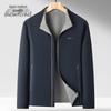 SNOWFLYING Men's Reversible Business Casual Flight Jacket