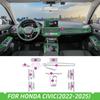 For Honda 11th Civic Hybrid Version -2025 Tpu Film Car Interior Sticker Dashboard Screen Protection Film Car Transparent