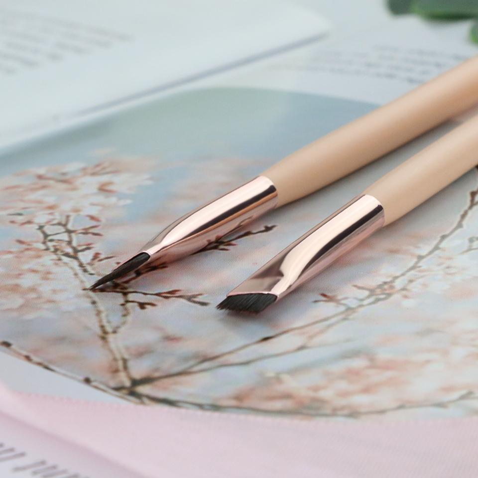 BEILI Ultra Thin Eyebrow Makeup Brush Set For Professional Eyeliner Eyelash Concealer Detail Brushes Make up Beauty Product