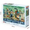Epoch Jigsaw by Noriko Starry Night Town x 53 with and Score Ticket 500-piece Puzzle, Illustration/Art Nishimura, (38 cm), 06-103, Glue, Spatula,