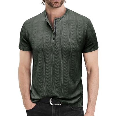 Summer Men's Short Sleeve T-shirt Linen Casual Men's T-shirt Solid Color Summer Shirt for Men Comfortable and Breathable