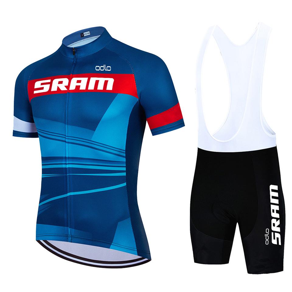 2026 SRAM Cyklistický dres Sada Letní cyklistické oblečení MTB oblečení na kolo Uniforma Maillot Ropa Ciclismo Pánský cyklistický oblek na kolo