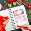 Merry Christmas Stickers Funny Party Favor Winter Adhesive Cute Tag Decals for Bread Bags Box Greetings Cards Handicrafts Wall