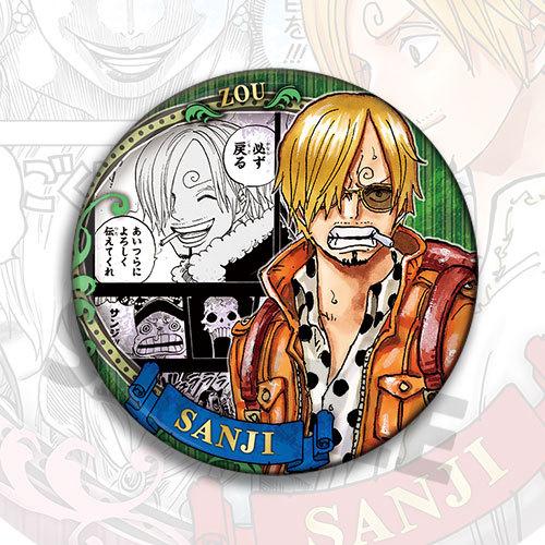 One Piece Anime Badge Sanji Character Replica Pin Brooch Pendant Shiny Film Button Merchandise Goods Collection Accessories For
