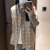 2025 Retro Plaid Men's Loose Oversize Shirt - Spring/Autumn High-End Top