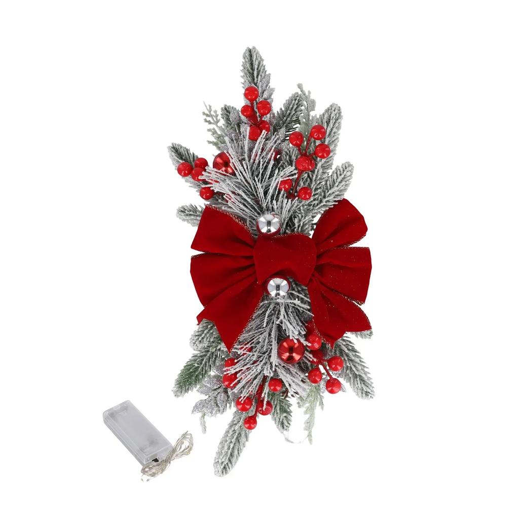 For Stairs For Courtyards Holiday Decor Christmas Staircase Decorations Holiday Decoration Cordless Pre-installed Light