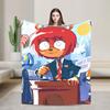 Parappas The Rappers Blankets Quality Super Warm  Throw Blanket Winter Airplane Travel Couch Chair Funny Bedspread