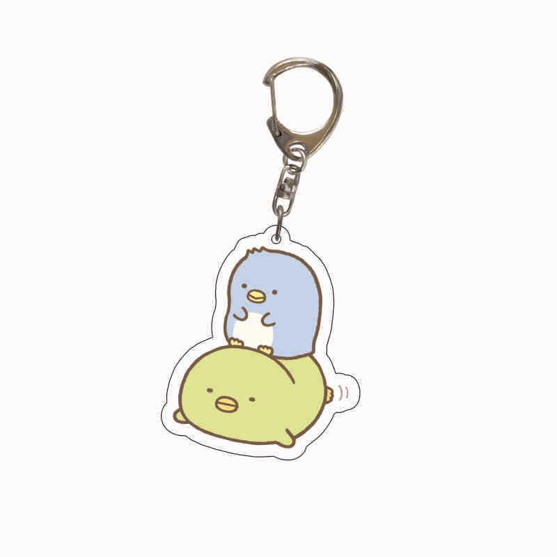Acrylic Keychain: Japanese San-X Corner Creatures Anime Pendant for Backpack