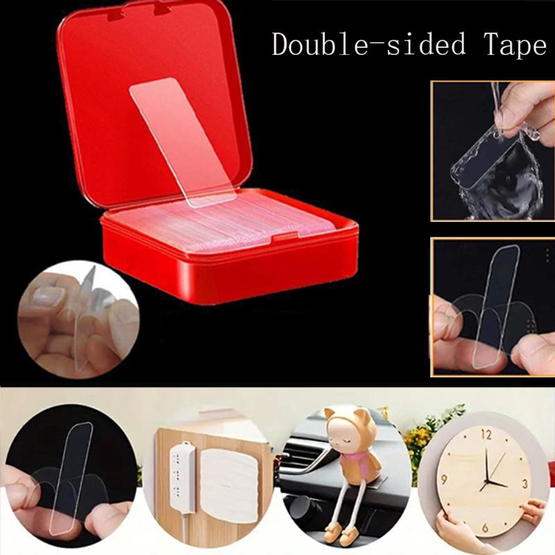 Transparent Double Sided Tape Extra Strong Double Sided Adhesive Tape for Bathroom Waterproof Wall Stickers Kitchen Nano Tape