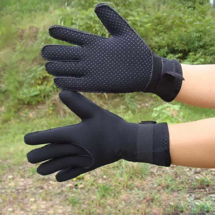 Flexible Swimming Gloves Flexible Anti Slip Thermal Five Finger Surfing Glove 2x
