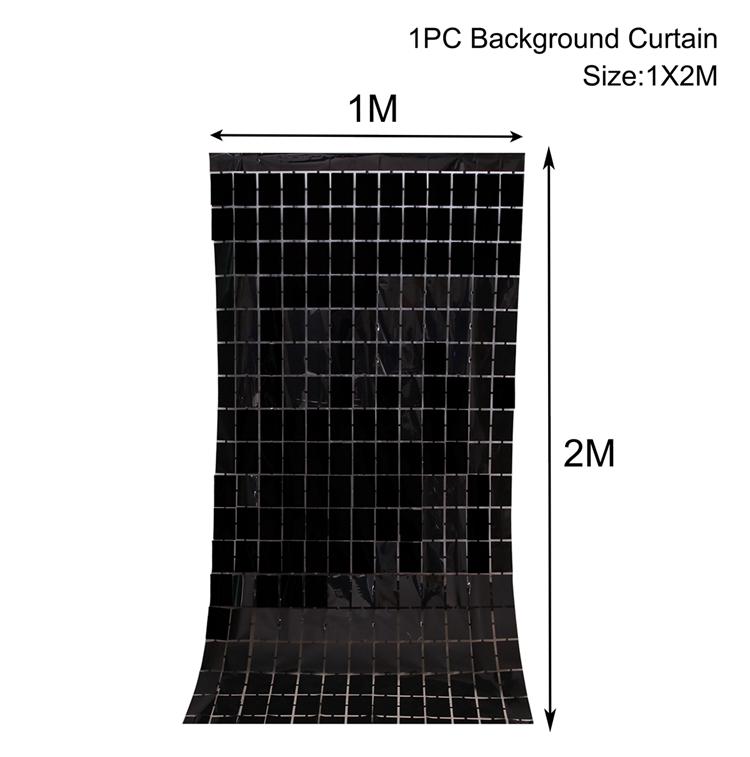 Gold Glitter Happy Birthday Party Backdrop For Photo Black  Happy Birthday Adult Theme Party Decoration Supplies DIY Backdrops