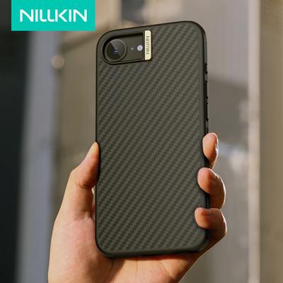 Für iPhone 16e Hülle Nillkin Synthetikfaser Pro Magnetisch PC+TPU Anti-Drop Bumper Abdeckung Für iPhone 16E