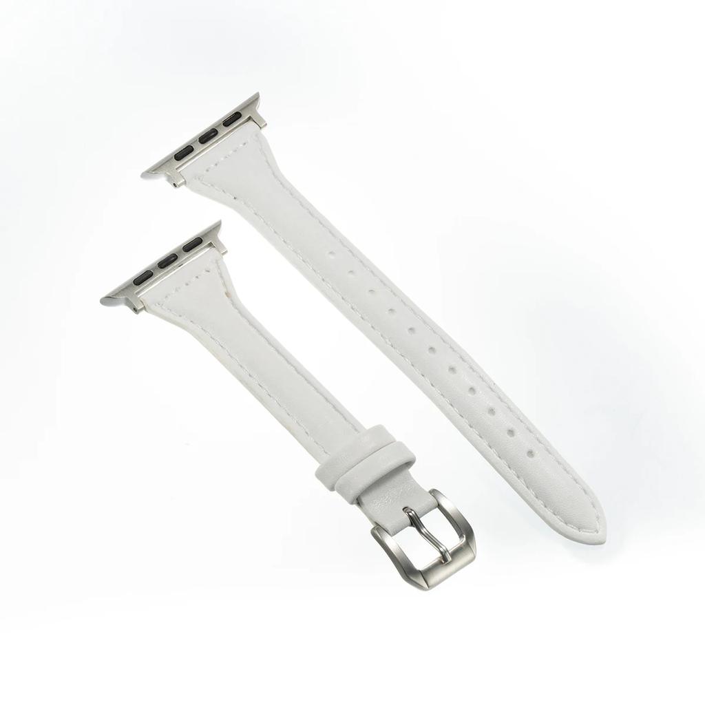 Slim Girl Strap For Apple Watch S10 42mm 46mm 9 8 7 41/45mm PU Leather Band 38/42mm For iwatch Bracelet SE 40 44mm 6 5 4 3 49mm