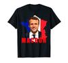 Mehr Design Frankreich Präsident Emmanuel Macron T-Shirts Hip Hop T-Shirts Oberteile Baumwoll-T-Shirts
