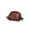 Genuine Leather Women's Bag, Fashionable and High-end, Small Round Cowhide Casual Women's Single-shoulder Crossbody Small Bag