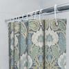 Vintage Floral Shower Curtain Waterproof Fabric Decor For Bathroom Home Decor Blue Green White Flower Shabby Chic Style
