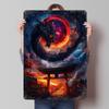 Dragon and Torii Gate Tin Plaque Poster Customized Wall Art Retro Vintage Metal Signs for Man Cave Luxury Home Decor Items Room