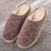 Order A Size Up Home Slippers Thick-soled Cartoon Male Cotton Slippers Female Indoor Cute Plush Couple Cotton Slippers