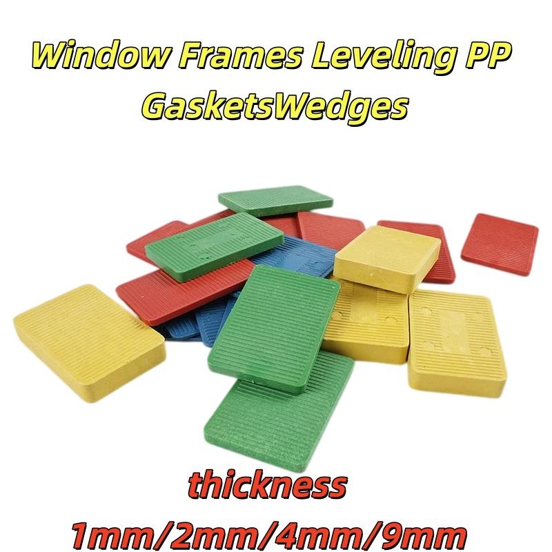 40Pcs 4 Sizes Plastic Gaskets Used For Adjusting Door And Window Frames Leveling Tiles Pp Gaskets Wedges