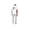 Puma Letter Pattern Printed Round Neck Short Sleeve T-Shirt Men Tops White 53982465