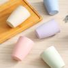 12Pcs Wheat Straw Cup Plastic Mouthwash Water Cup Brushing Cup Potable Drinking Travel Cup For Kids Adults
