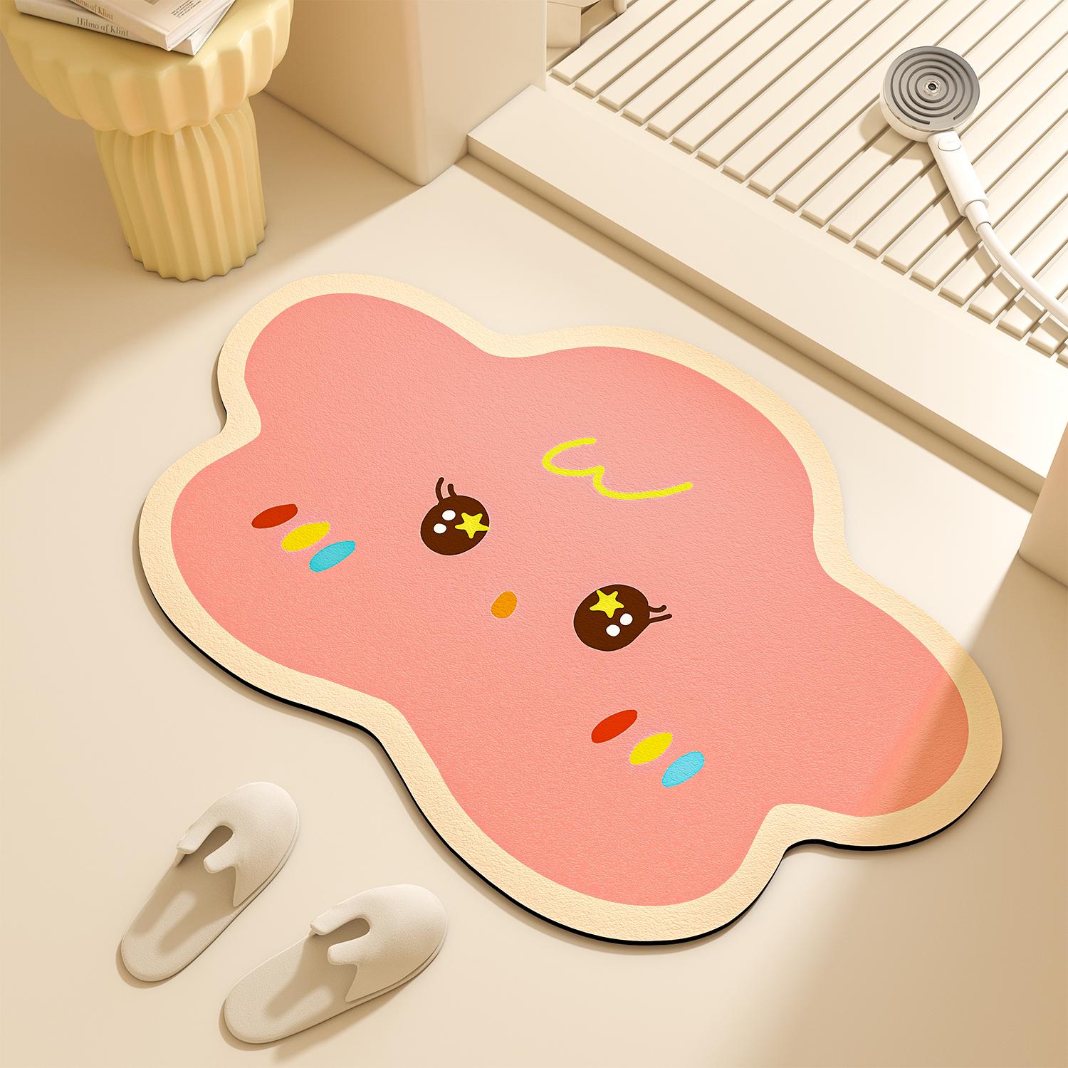 

Bathroom floor mat, toilet non-slip mat, diatom mud absorbent mat, bathroom bathroom door floor mat 40x60cm15.7x23.6in