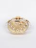 Fashionable Acrylic Small Square Purse With Shine Elements For Casual Outings