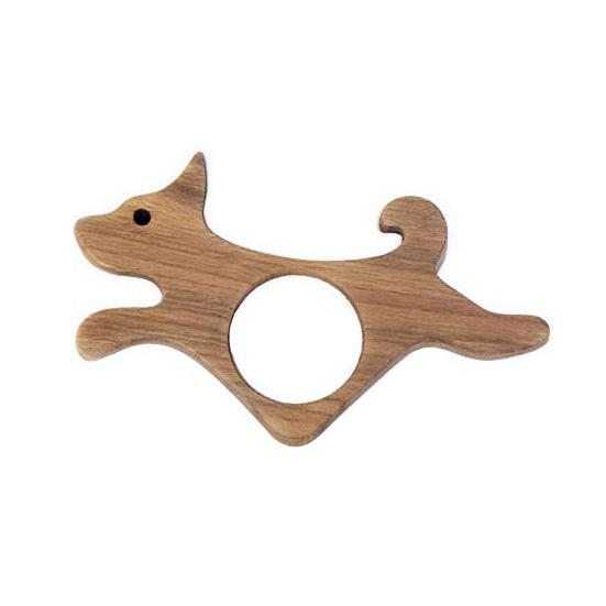 Wooden Thumb Bookmark for Cats Dogs Walnut Page Holder One-Handed Reading Portable Book Clip Handcrafted Gift for Book Lovers