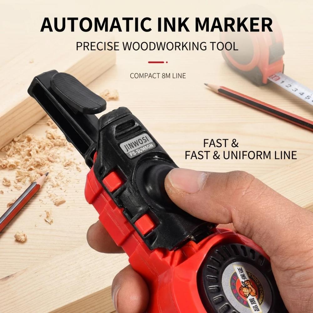Self-Propelling Automatic Plastic Carpenter Ink Marker Woodworking Scriber  Tile Laying
