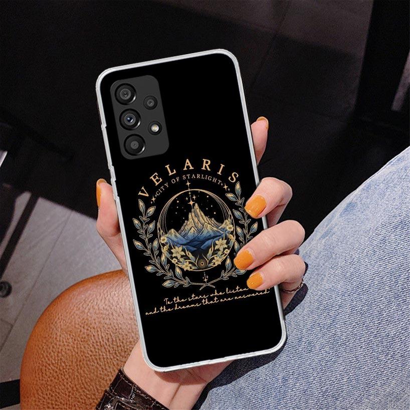 A Court of Mist Fury Sarah J Maas Phone Case For Samsung Galaxy A52 A32 A22 A12 A51 A31 A50S A30S A20S A10S Note 20 Ultra 10 Plu