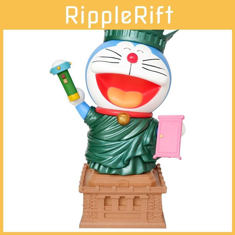 Doraemon Of Statue Liberty Pvc Display Action Figures Model Toy Gifts Decoration