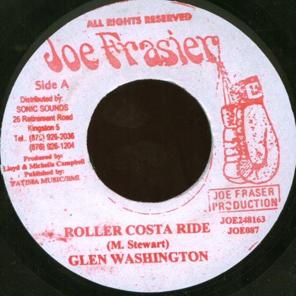 7inch Record GLEN WASHINGTON Roller Costa Ride JOE087 Joe Frasier 2004 Jamaica Reggae Ska Dub Used
