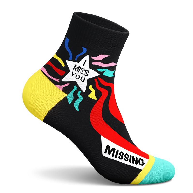 LONGFEI Designer Custom Logo High Quality Socks Manufacturer Men's Women Fashion Cotton Crew School Sport Socks