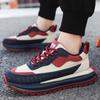 Men's Versatile Youth Running Shoes - Sports Casual Thick Sole Black Cortez Dad Sneakers