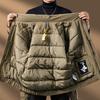 2025 Men's Daily Short  Jacket Fleece-Lined WindproofWarm thickened coat