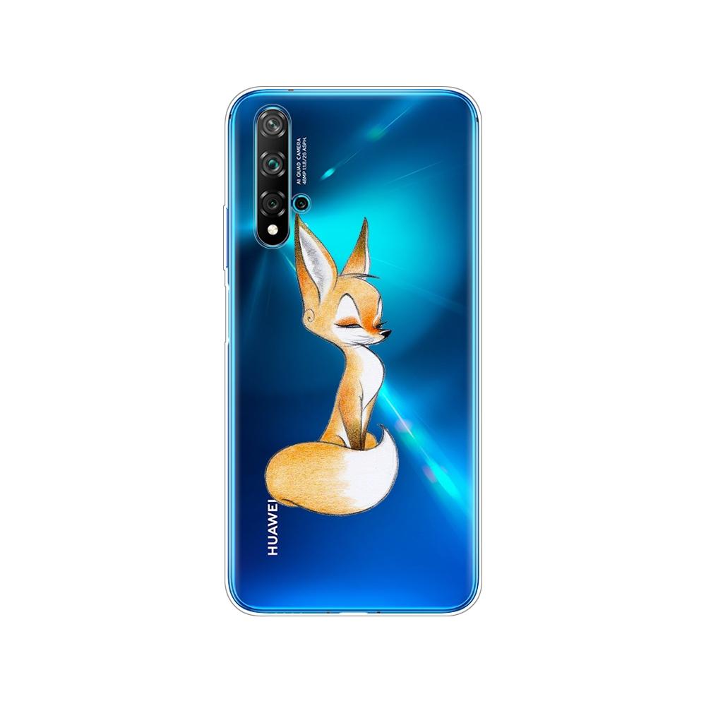 Dla Huawei Nova 5T Case miękka TPU tylna silikonowa obudowa telefonu dla Nova5T 5 T YAL-L21 6.26 ''fundas coque zderzak