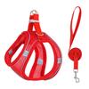 Reflective Pet Harness Vest Escape-Proof Pet Safety Harness for Visibility During Evening Walks
