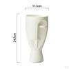 Vase, Head and Center Piece Flower Decorative Bud Vase Modern Ceramic Planter